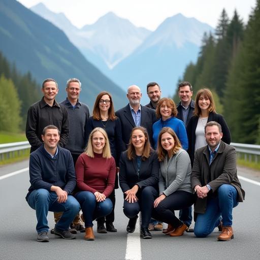 Swiss Travel Portal Redaktionsteam auf Alpenstraße